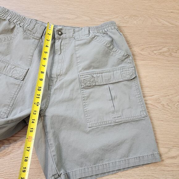 Cabela’s Outdoors Canvas 6 Pocket Cargo Shorts Khaki Mens 38 Hiking Utility Gear - Picture 6 of 12